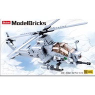 Sluban - AH-1Z Attack Helicopter Bricks Building Blocks M38-B0838 Boys Toys
