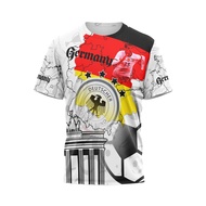 Jersey Sepak Bola Piala Dunia Qatar 2022 German Jerman Germany Custom Full Printing