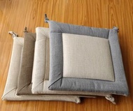 亞麻椅墊坐墊 榻榻米加厚學生透氣屁股墊辦公椅子墊餐椅坐墊冬季 w7028