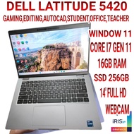 LAPTOP SUPERLAJU DELL 5420 I7 GEN 11 IRIS GRAPHIC