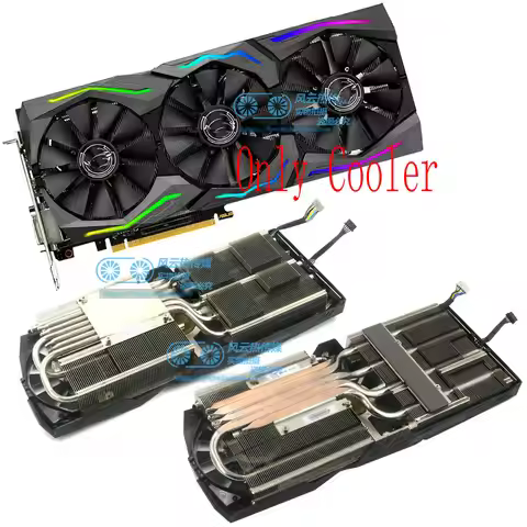 New Radiator Cooler for ASUS STRIX GTX1080Ti GTX1080 GTX1070Ti RX590 RX580 Video Card