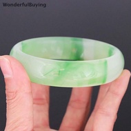 WBPH Belle Real Jadeite Natural Ice Green Jade Bangle Luxury Bracelet For Women Gifts Girlfriend Mod