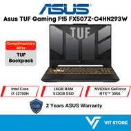 Asus TUF F15 FX507Z-C4HN293W 15.6" FHD 144Hz Komputer Riba Gaming Kelabu Intel Core I7-12700H 16GB 5