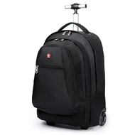 Swiss Army KnifeCROSSGEARBackpack Trolley Bag Men's and Women's Casual Trolley Universal Backpack Multifunctional Trolley Travel Bag Luggage Bag Middle School Student Trolley School Bag