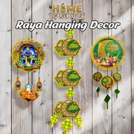 HOLS Hari Raya Wall Decoration Ceiling Glitter Hanging Deco Rumah Raya 2023 Hiasan Dinding Hari Raya