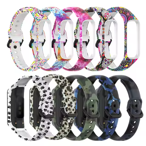 Colorful Silicone Sport Band Strap For Samsung Galaxy Fit 2 SM-R220 Watch Bracelet Replacement Watch