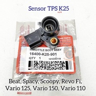 SENSOR BODY TPS TROTLE HONDA K25 KUALITAS ASLI ORIGINAL HONDA BEAT FI SCOOPY SPACY VARIO 110 VARIO 1