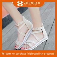 IELGY Women's gladiator sandals casual Korean flat-bottomed non-slip beach shoes