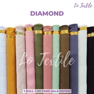 1 Roll 60 Yard Kain Diamond Isabela Street Crepe - Bahan Kerudung