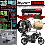 5758AA NEXZTER ผ้าเบรค DUCATI MULTISTRADA / BMW S1000XRR nine T CafeR1200GS / ROYAL ENFIELD BULLET50