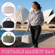 Large Capacity Portable Cosmetic Bag Makeup Brush Storage Toiletry Travel Bag Bag B4b7