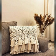 Sarban Macrame Sofa Cushion Cover 40X40 Macrame Cushion Cover