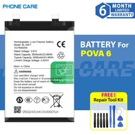 Battery BL-58FT Compatible For Tecno POVA 6 (6000mAh)