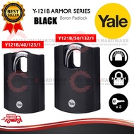 (40MM,50MM) YALE Y121B ANTI CUT BORON SHACKLE OUTDOOR BRASS PADLOCK WITH TOUGH ARMOUR TO REPLACE Y12