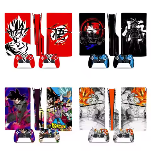 Japanese Anime Dragon Ball Goku Vegeta PS5 SLIM CD Version Handsome Stickers Small Gift Anime Mercha
