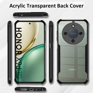 Acrylic Transparent Shockproof Case For Honor X9d 5G Hard PC+TPU Back Cover Honor X9b X9c X9a Honar 