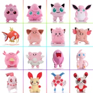 20cm Pokemon Wigglytuff Jigglypuff Clefairy Doll Cute Mr.Mime Blissey Plush Toy Anime Mew Slowpoke L