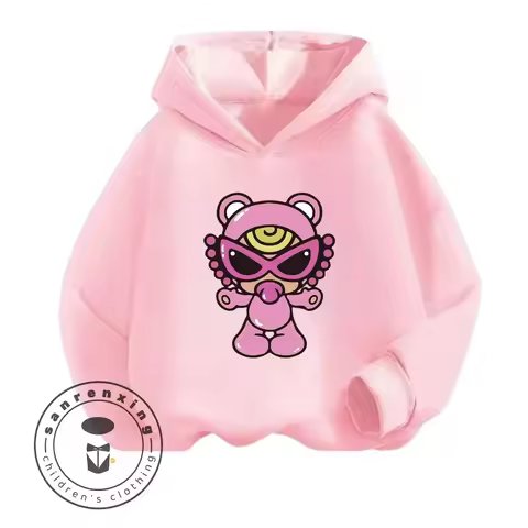 Cute Winter Hoodies for Kids Soft & Warm Cartoon Printed Sweatshirts with Hysteric Mini Designs Styl