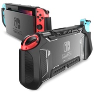Dockable Case สำหรับ Nintendo SWITCH mumba TPU Grip ฝาครอบป้องกันกรณีเข้ากันได้กับ Nintendo SWITCH C