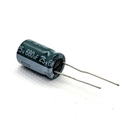 3PCS Taiwan TAICON  capacitor 680uF25V Electrolytic capacitor 680uF 25V size:10*16mm 25V680uF capaci