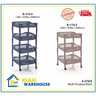 Elianware Multi-Purpose Organizer Rack Kitchen Rack Bathroom Rack Office Rack with wheels E-173/3 E-