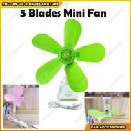Mini Clip 5 Blade Fan 5 Blades Fan Silent Wall Mounted Bed Electric Clip Fan Kipas Klip Leaf Fan Han