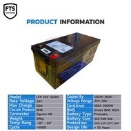 LFP 24V Battery 24v 120Ah 3Kwh