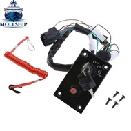 37100-96J24 Ignition Key Switch Panel For Suzuki Outboard Single PANEL ASSY, Engine Switch Outboard 