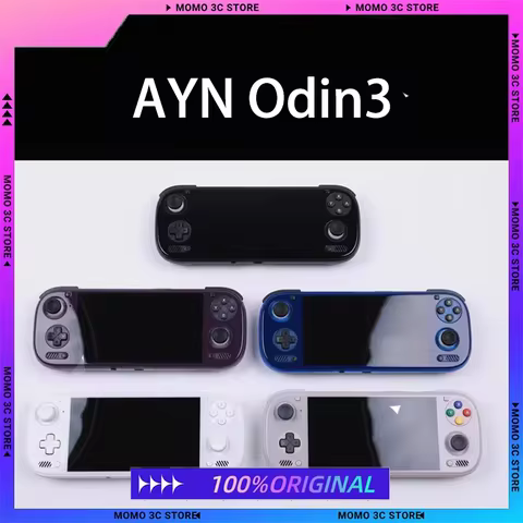 In Stock AYN Odin3 Handheld Game Players Qualcomm 8 Elite 6inche AMOLED 120Hz 8000mAh Game Console H