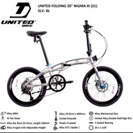 Folding Bike/sepeda lipat 20 united Nigma III