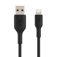 Belkin BoostCharge Lightning to USB-A Cable, 6.6ft/2m, Black