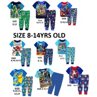 Big size Cotton short sleeve pajama pj for boy 8yrs to 14yrs old PART 2
