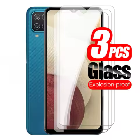 3PCS Screen Protector For Samsung A12 Glass Tempered Glass For Samsung Galaxy A12 A 12 SM-A125F/DS P