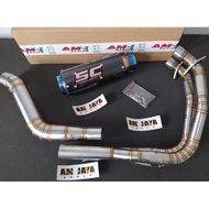 KAWASAKI SC Project Racing Exhaust Carbonbiru Original Ninja 250 Fi Carburetor Zkawasaki