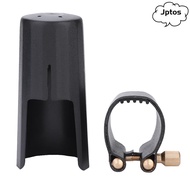 JPTOS ​Ligature Fastener​, Black ​Plastic Cap​ ​Clarinet Ligature​, ​Durable PU ​Clarinet Mouthpiece