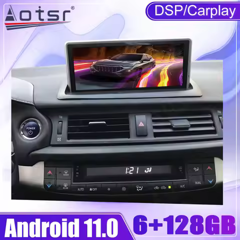 Car Radio For Lexus CT CT200 CT200h 2010-2018 Android GPS Navigation Multimedia Player Touch Screen 