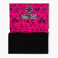 Muc-Off Winter Gaiter Pink Punk Windproof Buff Pattern