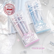 Ball Ribbon Series Cute Bow Tie Design Writing Writing 0.38mm Ball Student Pens Pen 0.5mm O8z3