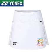 Yonex Badminton Skirts Table Tennis Tennis Skirts 2024 New Fast Dry Yoga Skirt Skirt Shorts Sports Skirt Women Breathable Comfortbale Sports Running Skirt Cycling Skirt