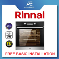 RINNAI RO-E6523M-EB 77L BLACK MADE IN EUROPE MULTIFUNCTION BUILT-IN OVEN WITH AIR FRY