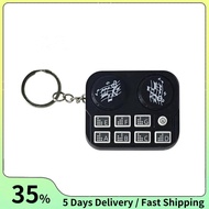 Mini Music DJ Keychain Mini Rhythm Instrument Pendant Keyring Gift