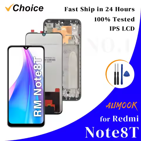 8T IPS LCD for Redmi Note 8T LCD Display Touch Screen Digiziter Assembly pantalla For Redmi Note 8T