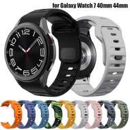 Silicone Strap for Samsung Galaxy Watch 7 40mm 44mm FE 6 Classic 47mm 43mm Bracelet for Galaxy Watch