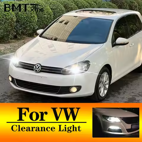 BMTxms 2Pcs W5W T10 LED Clearance Light For VW Golf mk3 mk4 mk5 mk6 3 4 5 6 Passat B5 B5.5 B6 B7 B8 