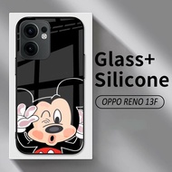HP New Oppo Reno 13F Glass Softcase 2025 - Casing New Oppo Reno 13Fhp - K73