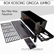 Filter Box Kosong Jumbo Ginga /Box-Filter Buat Kolam Kecil Ikan Koi Aquarium Aquascape / Kotak Media