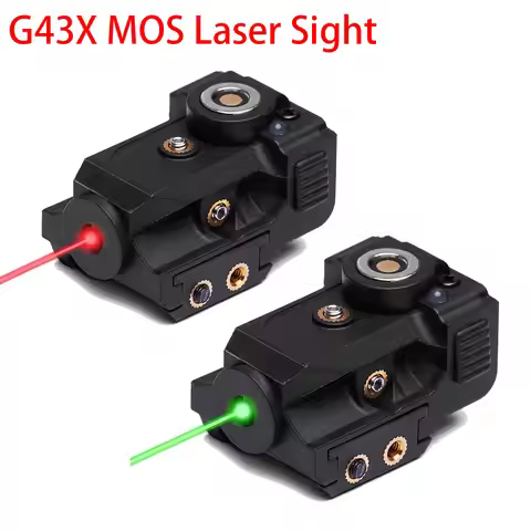 Tactical Compact Red/Green Laser Sight Airsoft Magnetic Rechargeable Handgun for Glock 43X 19 G43X M