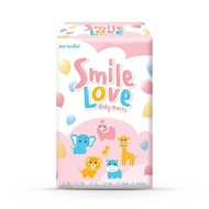 Smile love Size L 9-14Kg 1แพ็ค 46 ชิ้น แพมเพิสเด็กคนละลาย  ซื้อ2 แพ็ค รับของแถมฟรี1 ชิ้น