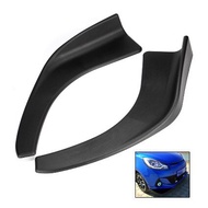 Pair Front Deflector Spoiler Splitter Diffuser Bumper Canard Lip Body Shovels