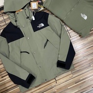 全新外國預訂 3色可選 1件2套 The North Face 刺繡Logo拼色 1990 Gore-Tex Mountain Jacket 戶外機能外套 附毛絨內膽